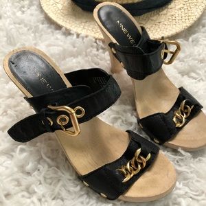 Nine West leather shoes size 7 1/2